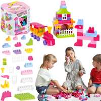 Klocki Konstrukcyjne Plastikowe Kolorowe 90 Elementów  Technok Blocks 6535