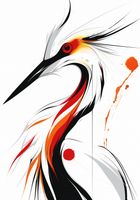 Plakat 70x100cm Bocian