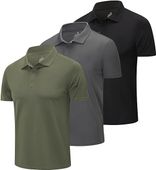 ZENGVEE Zestaw 3 Koszulek Polo Męskie Polówki XXL