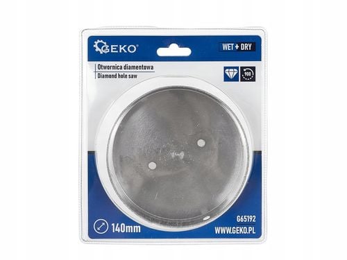 Wiertło koronowe diamentowe do gresu 140mm GEKO na Arena.pl