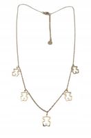 Naszyjnik celebrytka stal chirurgiczna Misie kolor złoty