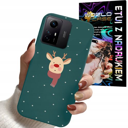 ETUI CASE DO XIAOMI NOTE 12 4G - ŚWIĄTECZNE WZORY RENIFER MIKOŁAJ PREZENT na Arena.pl