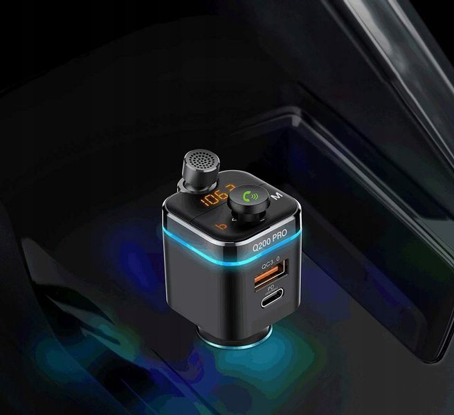 Feegar Transmiter Fm Bluetooth Ładowarka Qc 4.0 Pd zdjęcie 11