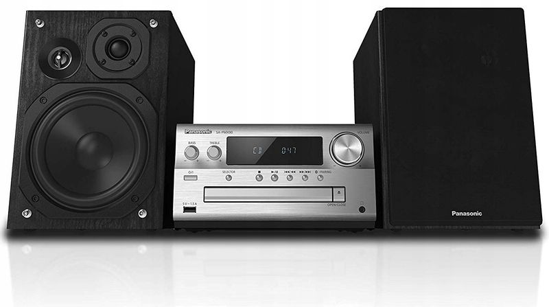 Wieża stereo USB CD FM USB Bass Reflex BLUETOOTH pilot Panasonic zdjęcie 3