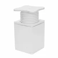 Noga noga stopka meblowa H-60, 40x40 z regulacją, Biała