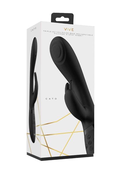 Cato - Pulse G-Spot Rabbit - Black zdjęcie 1