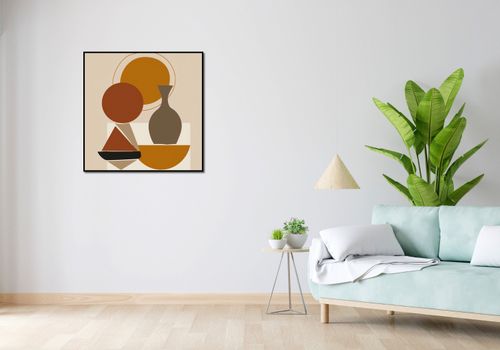 Plakat 80x80cm Geometryczna Utrata na Arena.pl