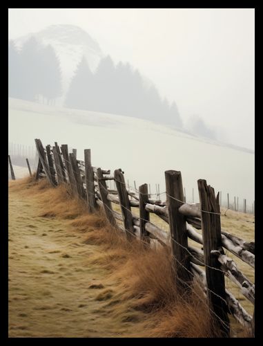 Plakat 30x40cm Spowity Mgłą na Arena.pl