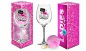 Ladies Time - Kieliszek Do Wina Signoria 700Ml + Pompon  - Najpiękniejsza