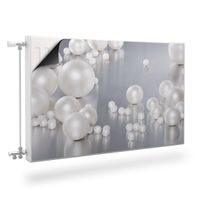 Mata MAGNETYCZNA Na Grzejnik Perły Biżuteria Abstrakcja 110cm x 60cm