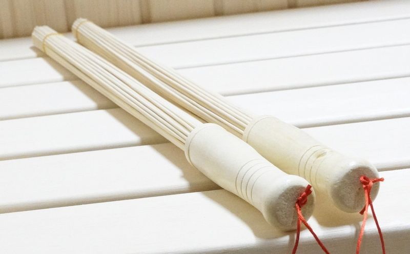 .Witki bambusowe 2 szt do masażu w saunie. zdjęcie 1