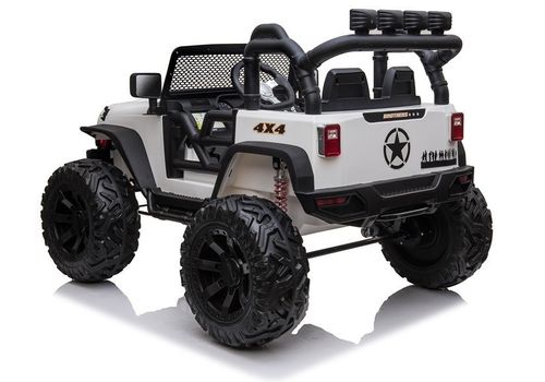 Auto na akumulator Jeep JC666 Biały na Arena.pl