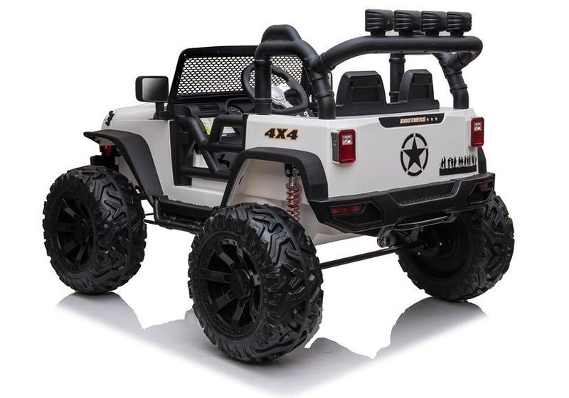 Auto na akumulator Jeep JC666 Biały zdjęcie 4