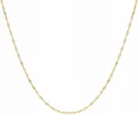 Złoty łańcuszek 333 silny splot singapur 50cm łańcuszek 8k prezent super