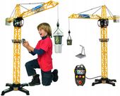 DŹWIG ŻURAW BUDOWLANY STEROWANY PILOTEM 100 CM RUCHOME RAMIĘ DLA