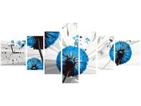 70CM 160CM ZEGAR 7 ELEME DMUCHAWCE NIEBIESKIM DRUK OBRAZ