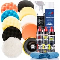 Pasty Polerskie Menzerna + Pady + Autocleaner + IPA Cleaner + Mikrofibra x2