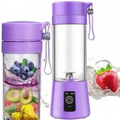 PRZENOŚNY BLENDER TURYSTYCZNY BEZPRZEWODOWY USB BUTELKA BIDON NA KOKTAJL
