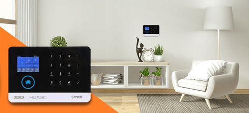 Alarm bezprzewodowy GSM + WiFi z aplikacją TUYA , zestaw , HUXGO HXA003 na Arena.pl