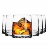 Zestaw Szklanek do Whisky mocnych Alkoholi Grube Dno 6 x 300 ml Krosno Fjo