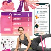 ZESTAW 5 GUM MINI BAND do Ćwiczeń Rozciągania Treningu, Taśmy Oporowe 30
