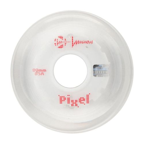 Zestaw 4 kółek Luminous 80mm/85A Pixel Clear Vortex Red LED na Arena.pl