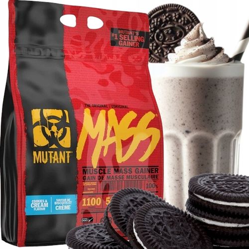 PVL MUTANT MASS 6800g GAINER Białko Węglowodany Ciasteczkowy 6,8 kg na Arena.pl