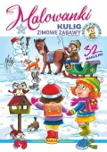 Kulig - zimowe zabawy. Malowanki