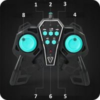 DUŻY SAMOCHÓD ZDALNIE STEROWANY RUCHEM RĘKI DYM LED PILOT AUTO DRIFT ZESTAW