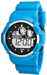 Xonix Uniwersalny zegarek cyfrowy, wielofunkcyjny, alarm, timer, podświetlenie, WR 100M