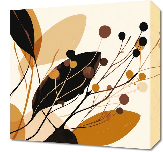 Obraz 40x40cm Jesienne Sylwety zdjęcie 1