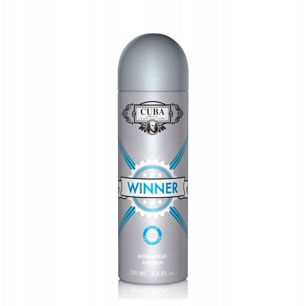 CUBA ORIGINAL DEO SPRAY MEN WINNER 200 ML zdjęcie 1