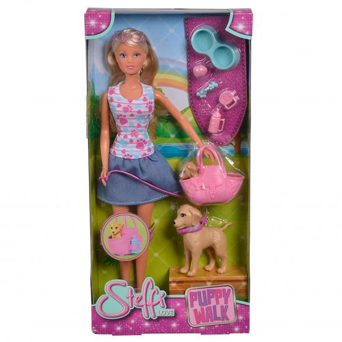 SIMBA Lalka Steffi Na Sprzerze z Psami + Akcesoria na Arena.pl