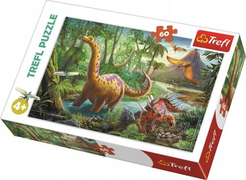 puzzle 60 wędrówka dinozarów 17319 na Arena.pl
