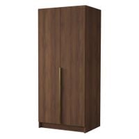 Szafa BONO I 100 cm-pojemna garderoba-ORZECH WARMIA+ZŁOTY