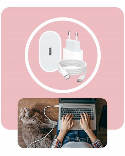 SZYBKA ŁADOWARKA USB-C 25W +KABEL 1,5M do IPHONE 15 16 16Pro Plus Pro Max na Arena.pl