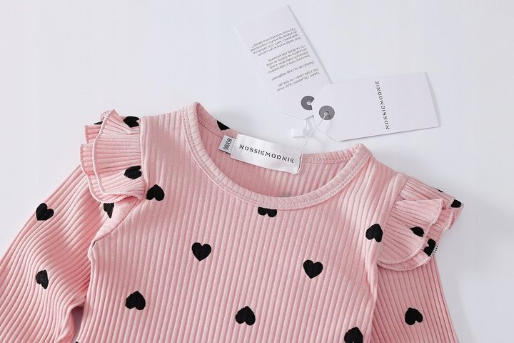 KOMPLET BODY W SERDUSZKA DLA DZIEWCZYNKI 62 zdjęcie 9