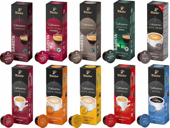 TCHIBO CAFISSIMO KAPSUŁKI ZESTAW 10x10 zdjęcie 1