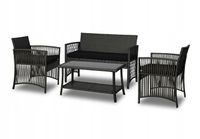 Zestaw ogrodowy Kama Corciano Sofa fotele Stolik Meble ogrodowe kawowy