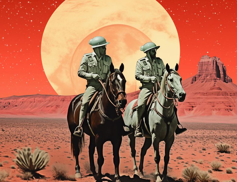 Plakat 65x50cm Patrol Kosmiczny zdjęcie 1