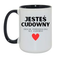 Duży Biało-Czarny 450 ml