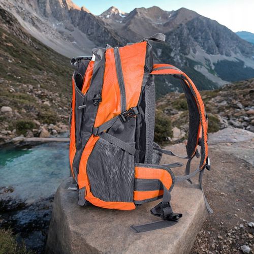 PLECAK TURYSTYCZNY 40L PODRÓŻNY TREKKINGOWY WYCIECZKOWY W GÓRY POMARAŃCZOWY na Arena.pl