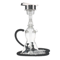 szklana shisha pojedynczy twister
