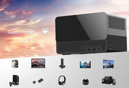 RZUTNIK PROJEKTOR LED AUTOFOCUS ANDROID TV 11 4K FULL HD WIFI PILOT BT na Arena.pl