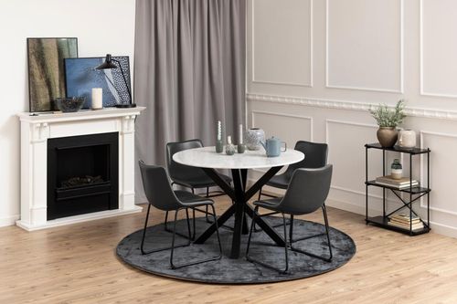 Stół Heaven 110cm szary okrągły na Arena.pl