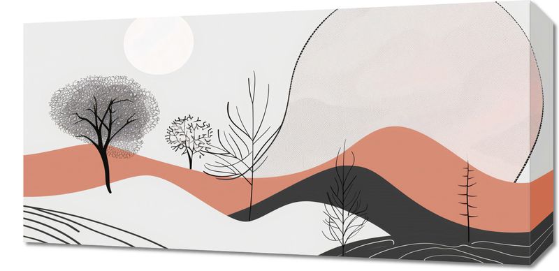 Obraz 60x30cm Półcień Widoku zdjęcie 1