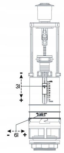 Zawór spustowy WC spłuczki Koło Cersanit Geberit na Arena.pl