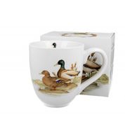 KUBEK DUŻY XXL DUO PTAKI KACZKI NA PREZENT 1000 ML