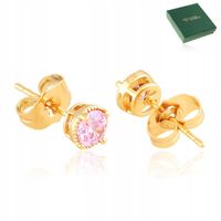 BIŻUTERIA DLA DZIECI POZŁACANE KOLCZYKI STAL CHIRURGICZNA DLA DZIEWCZYNKI