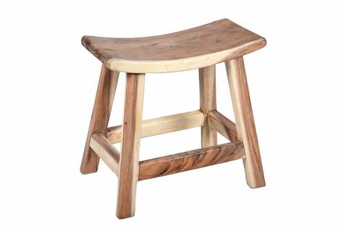 Taboret z drewna suar DIVERO D06142 na Arena.pl